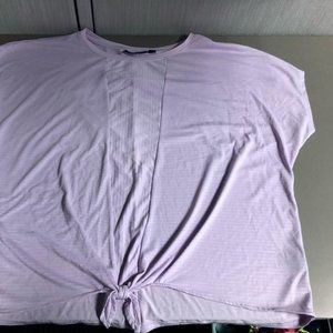 MAKE OFFER! APT 9 XXL LAVENDAR FRONT TIE BLOUSE